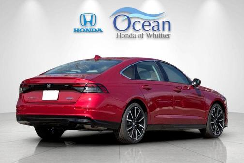 Radiant Red Metallic 2026 Honda Accord Hybrid Touring
