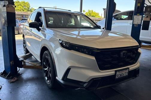 Platinum White Pearl 2023 Honda CR-V Hybrid Sport