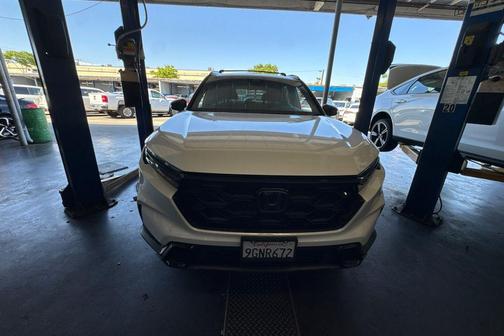 Platinum White Pearl 2023 Honda CR-V Hybrid Sport