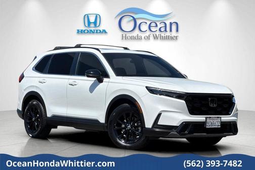 Platinum White Pearl 2023 Honda CR-V Hybrid Sport