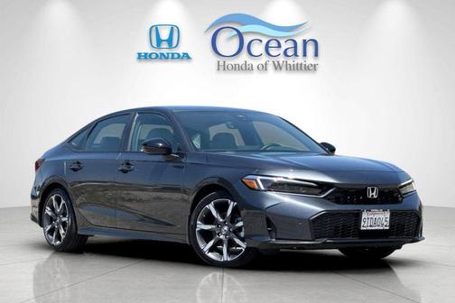 Meteorite Gray Metallic 2025 Honda Civic Hybrid TOURING