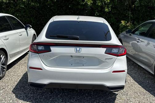 Platinum White Pearl 2025 Honda Civic Sport
