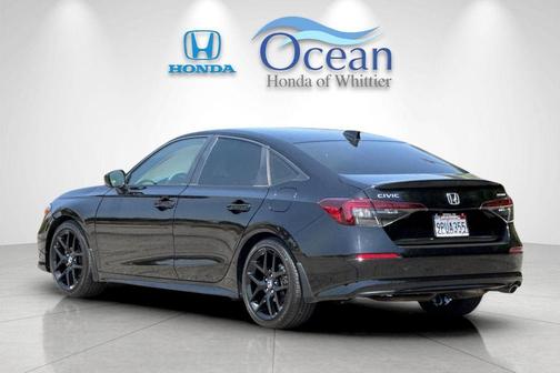 Crystal Black Pearl 2025 Honda Civic Sport