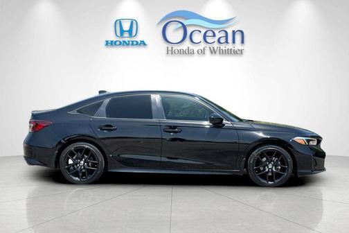 Crystal Black Pearl 2025 Honda Civic Sport