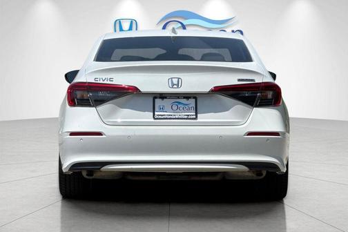 Platinum White Pearl 2024 Honda Civic Touring