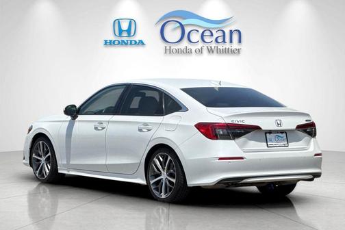 Platinum White Pearl 2024 Honda Civic Touring