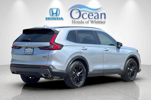 Solar Silver Metallic 2025 Honda CR-V Hybrid Sport-L