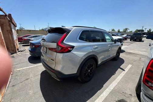 Solar Silver Metallic 2025 Honda CR-V Hybrid Sport-L