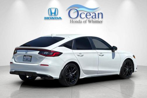 Platinum White Pearl 2023 Honda Civic Sport