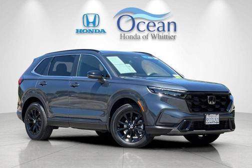 Meteorite Gray Metallic 2025 Honda CR-V Hybrid Sport
