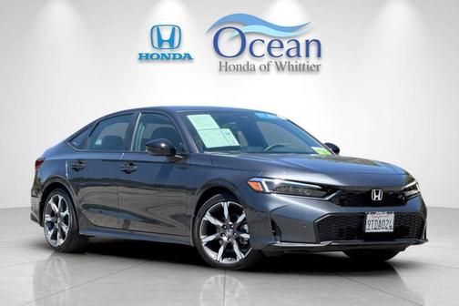 Meteorite Gray Metallic 2025 Honda Civic Hybrid TOURING