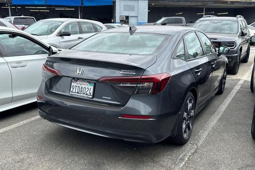 Meteorite Gray Metallic 2025 Honda Civic Hybrid TOURING