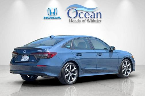 Blue Lagoon 2025 Honda Civic Hybrid TOURING