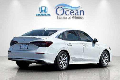 Platinum White Pearl 2026 Honda Civic LX