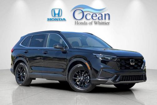 Crystal Black Pearl 2025 Honda CR-V Hybrid Sport-L