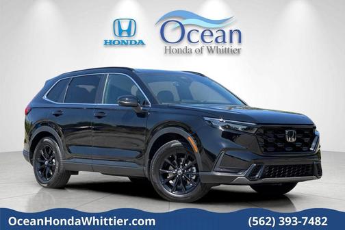 Crystal Black Pearl 2025 Honda CR-V Hybrid Sport-L
