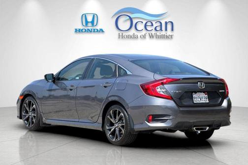 Modern Steel Metallic 2021 Honda Civic Sport