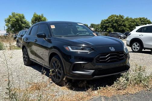 Crystal Black Pearl 2024 Honda HR-V Sport