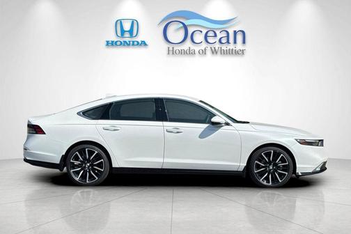 Platinum White Pearl 2026 Honda Accord Hybrid Touring