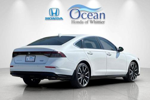 Platinum White Pearl 2026 Honda Accord Hybrid Touring