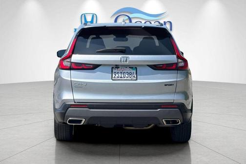 Solar Silver Metallic 2025 Honda CR-V Hybrid Sport-L