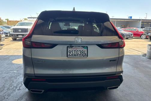 Solar Silver Metallic 2025 Honda CR-V Hybrid Sport-L