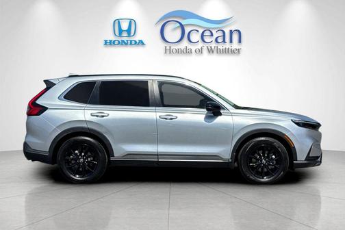 Solar Silver Metallic 2025 Honda CR-V Hybrid Sport-L