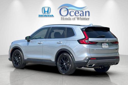 Solar Silver Metallic 2025 Honda CR-V Hybrid Sport-L