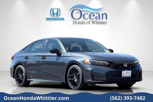 Meteorite Gray Metallic 2026 Honda Civic Sport