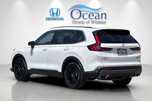 Platinum White Pearl 2025 Honda CR-V Hybrid Sport-L