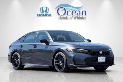 Meteorite Gray Metallic 2026 Honda Civic Sport