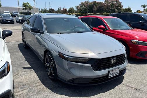Urban Gray Pearl 2025 Honda Accord Hybrid Sport