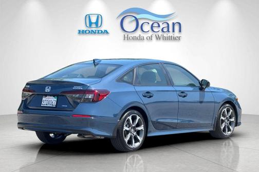 Blue Lagoon 2025 Honda Civic Hybrid TOURING