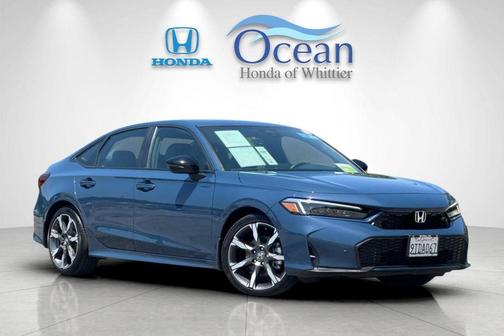 Blue Lagoon 2025 Honda Civic Hybrid TOURING