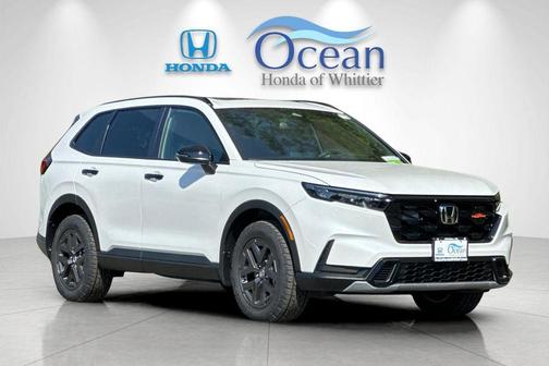 Platinum White Pearl 2026 Honda CR-V Hybrid TrailSport