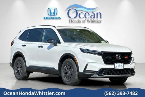 Platinum White Pearl 2026 Honda CR-V Hybrid TrailSport