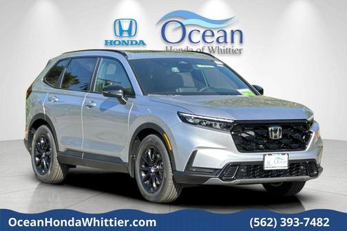 Solar Silver Metallic 2026 Honda CR-V Hybrid Sport-L