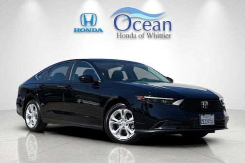 Crystal Black Pearl 2025 Honda Accord LX