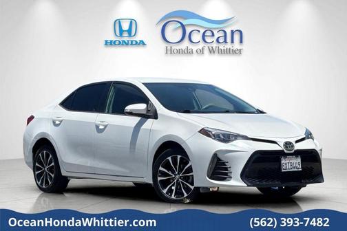 Blizzard Pearl 2019 Toyota Corolla SE