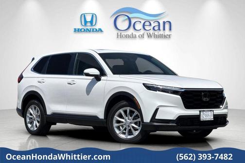 Platinum White Pearl 2024 Honda CR-V EX