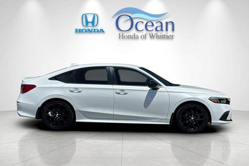 Platinum White Pearl 2022 Honda Civic Sport