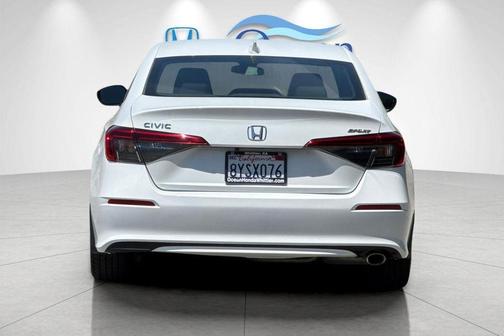 Platinum White Pearl 2022 Honda Civic Sport