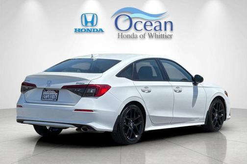 Platinum White Pearl 2022 Honda Civic Sport