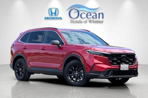 Radiant Red Metallic 2025 Honda CR-V Hybrid Sport-L