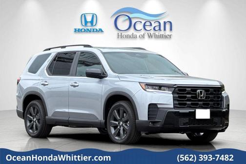 Solar Silver Metallic 2026 Honda Pilot Sport