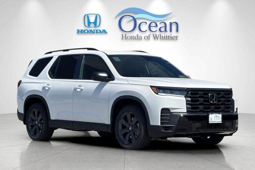 Platinum White Pearl 2026 Honda Pilot Sport