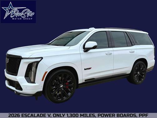 Vibrant White Tricoat 2026 Cadillac Escalade V-Series