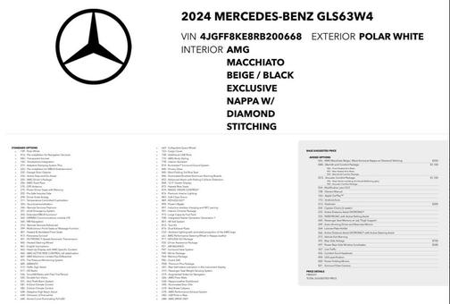 2024 Mercedes-Benz AMG GLS 63 Base