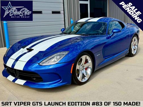 Viper GTS Blue 2013 Dodge SRT Viper GTS