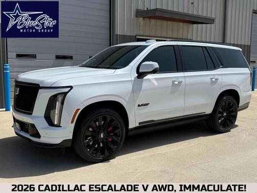 Vibrant White Tricoat 2026 Cadillac Escalade V-Series